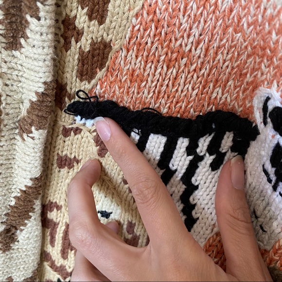 STORYBOOK KNITS vintage zoo Noah’s Ark sweater - Picture 8 of 16